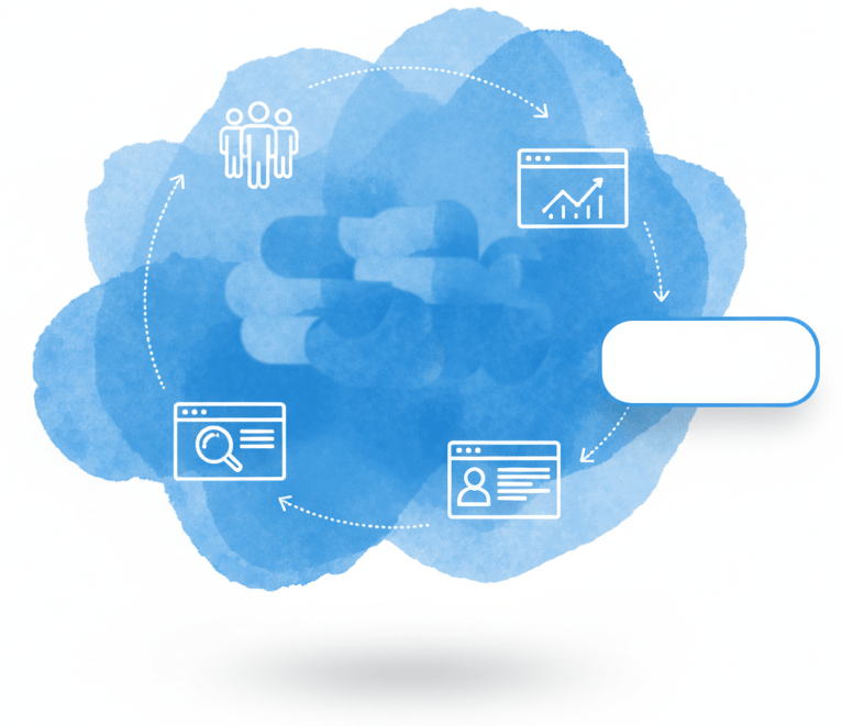 Ilustracja procesu dostępności cyfrowej - wariant 3